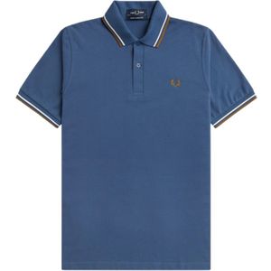 Fred Perry, Heren, Tops, Blauw, Maat: 3XS Katoen,