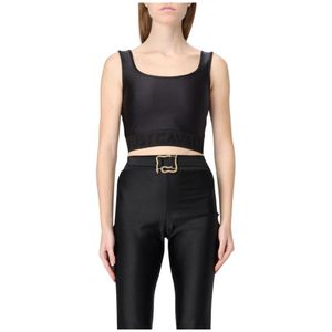 Just Cavalli, Dames, Tops, Zwart, Maat: 2XS