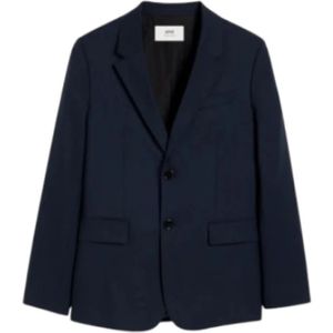 Ami Paris, Heren, Jassen, Blauw, Maat: S