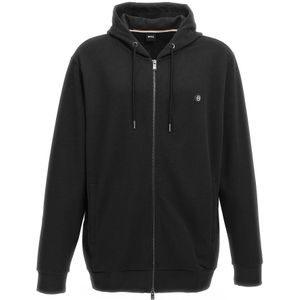Hugo, Heren, Sweatshirts & Hoodies, Zwart, Maat: M