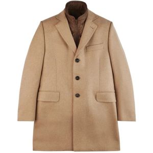 Fay, Heren, Mantels, Beige, Maat: XL Wol,