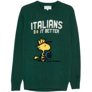 MC2 Saint Barth, Heren, Truien, Groen, Maat: L Wol,