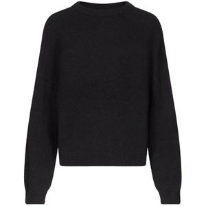 Loulou Studio, Dames, Truien, Zwart, Maat: M Wol,