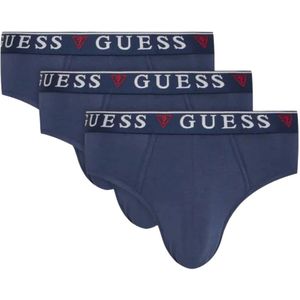 Guess - Logato Slip-On - Schoenen - Blauw - Katoen