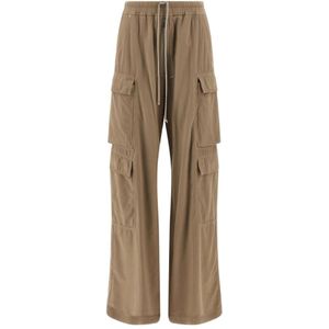 Rick Owens, Dames, Broeken, Beige, Maat: XS Katoen,