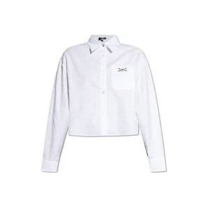 Versace Jacquard overhemd , White , Dames , Maat: M