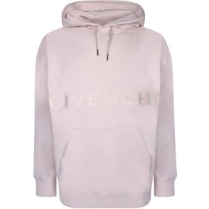 Givenchy, Heren, Sweatshirts & Hoodies, Roze, Maat: S Katoen,