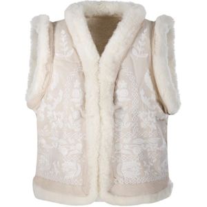 Antik Batik, Dames, Jassen, Beige, Maat: M