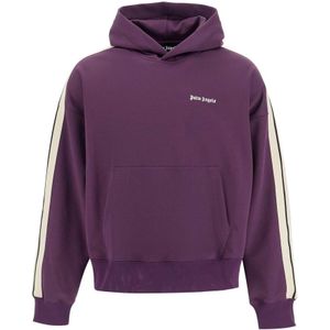 Palm Angels, Heren, Sweatshirts & Hoodies, Paars, Maat: M Jersey,