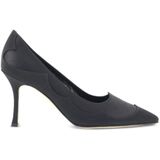 Manolo Blahnik - Fabrakahi 90 - Pumps - Zwart - 100% Zijde