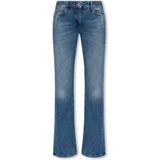 Damesjeans - Off White - Flare