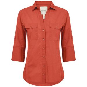 Part Two, Dames, Blouses & Shirts, Rood, Maat: XS Katoen,