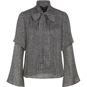 Bruuns Bazaar, Dames, Blouses & Shirts, Grijs, Maat: XL Viscose,