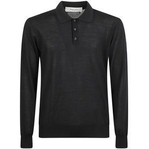 Golden Goose, Heren, Tops, Zwart, Maat: L Wol,