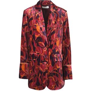 Maliparmi, Dames, Jassen, Rood, Maat: XS Leer,