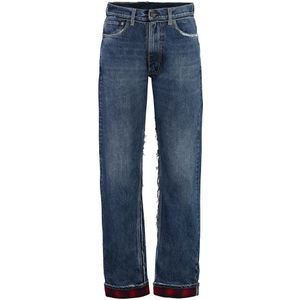 Maison Margiela, Heren, Jeans, Blauw, Maat: W31 Katoen,