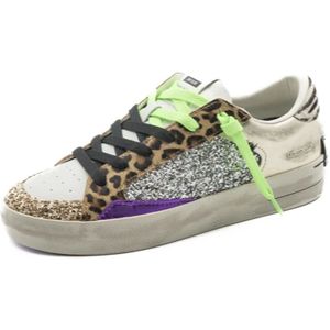 Crime London, Dames, Schoenen, Veelkleurig, Maat: 36 EU Leer,