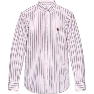Etro, Heren, Overhemden, Roze, Maat: XL Katoen,