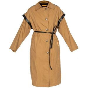 OOF Wear, Dames, Mantels, Bruin, Maat: XS Leer,