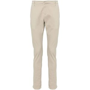 Dondup, Heren, Broeken, Beige, Maat: W30 Katoen,