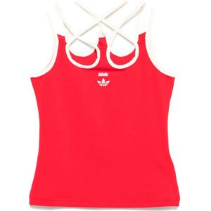 Adidas, Dames, Tops, Rood, Maat: S