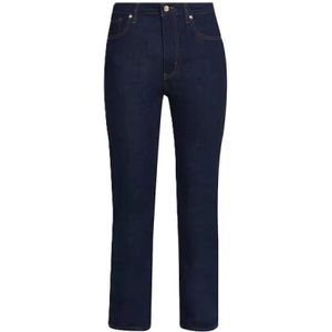 Frame, Dames, Jeans, Blauw, Maat: W27 Katoen,