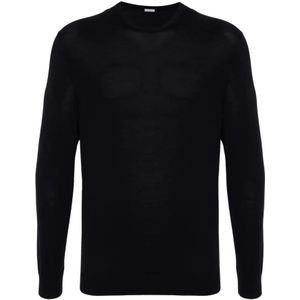 Malo, Heren, Truien, Blauw, Maat: S Wol,