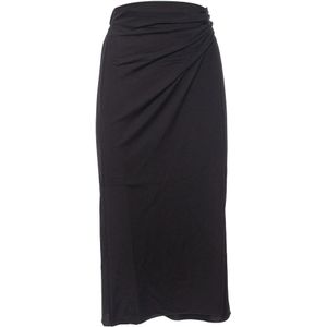 Weekend Max Mara, Dames, Rokken, Zwart, Maat: XS Jersey,