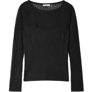 Patrizia Pepe, Dames, Tops, Zwart, Maat: M Nylon,