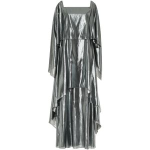 Alberta Ferretti, Dames, Jurken, Grijs, Maat: M