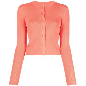 Ralph Lauren, Dames, Truien, Oranje, Maat: XL Nylon,