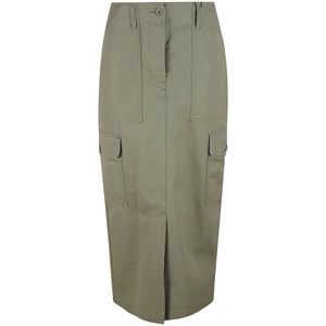 Max Mara Weekend, Dames, Rokken, Groen, Maat: 2XS Katoen,