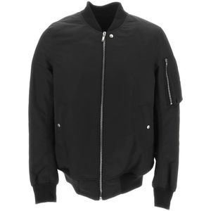 Rick Owens, Heren, Jassen, Zwart, Maat: L Katoen,