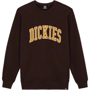 Dickies, Heren, Sweatshirts & Hoodies, Bruin, Maat: XL