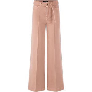 Marc Cain, Dames, Broeken, Beige, Maat: M