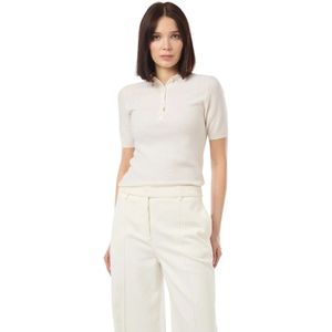Eleventy, Dames, Truien, Wit, Maat: XS Kasjmier,