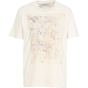 Golden Goose, Dames, Tops, Beige, Maat: L