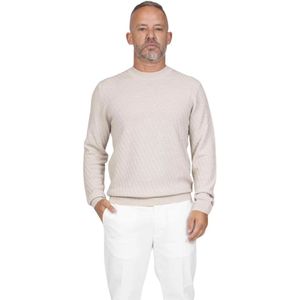 Paolo Pecora, Heren, Truien, Wit, Maat: S