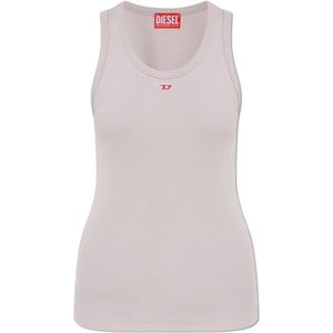 Diesel, Dames, Tops, Paars, Maat: S Katoen,