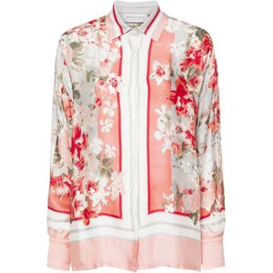 Ermanno Scervino, Dames, Blouses & Shirts, Veelkleurig, Maat: XS Katoen,