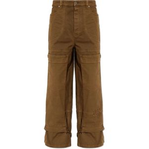 Off White, Heren, Broeken, Groen, Maat: W30 Katoen,