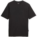 Lyle & Scott - Panelled Neoprene - T-shirt - Zwart - Relaxte Pasvorm