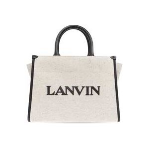 Lanvin PM shopper tas , Gray , Dames , Maat: ONE Size