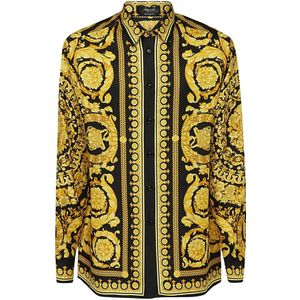 Versace, Heren, Overhemden, Veelkleurig, Maat: XL