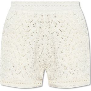 Iro, Dames, Korte broeken, Wit, Maat: L Katoen,