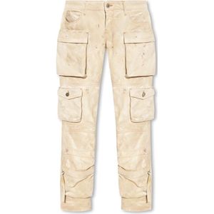 The Attico, Dames, Jeans, Beige, Maat: W26