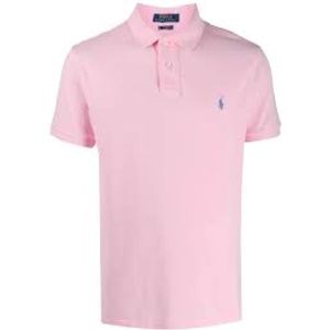 Polo Ralph Lauren, Heren, Tops, Roze, Maat: M Katoen,