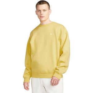 Nike, Heren, Sweatshirts & Hoodies, Geel, Maat: L Fleece,