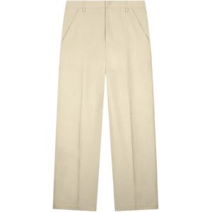 Dondup, Dames, Broeken, Beige, Maat: W30 Linnen,