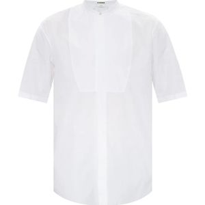 Jil Sander, Heren, Overhemden, Wit, Maat: XL Katoen,